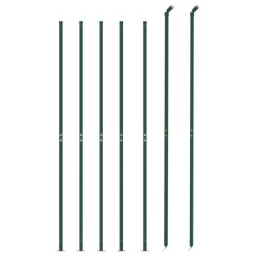 Wire Mesh Fence with Flange Green 1.4x10 m | Durable & Secure