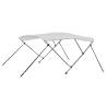 3 Bow Bimini Top White 183x160x137 cm Colour white Size 183 x 160 x 137 cm Quantity in Package 1 