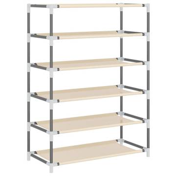 Shoe Cabinet Cream 60x28x90 cm - Stylish & Practical Storage