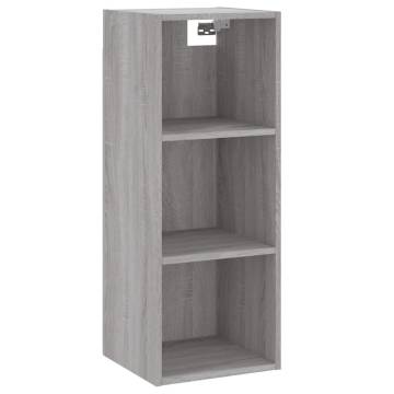 Stylish Grey Sonoma Highboard - Durable & Elegant Design