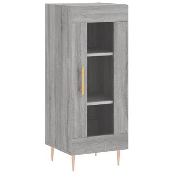 Stylish Grey Sonoma Highboard - Durable & Elegant Design