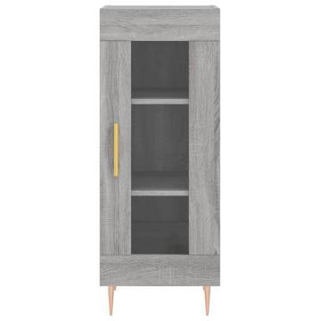 Stylish Grey Sonoma Highboard - Durable & Elegant Design