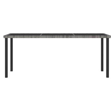 Garden Dining Table Grey 180x70 cm | Durable & Stylish