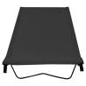 Camping Bed 180x60x19 cm | Oxford Fabric & Steel - Black