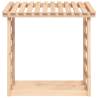 Firewood Rack 108x64.5 cm - Solid Pine Wood Storage