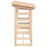 Firewood Rack 108x64.5 cm - Solid Pine Wood Storage