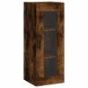 Stylish Highboard in Smoked Oak - 34.5x34x180 cm