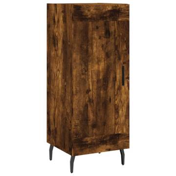 Stylish Highboard in Smoked Oak - 34.5x34x180 cm