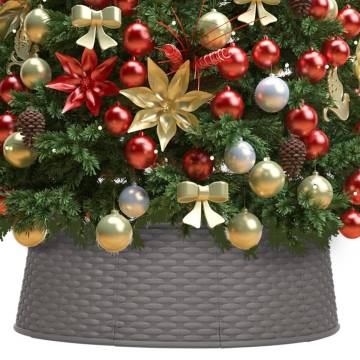 Brown Christmas Tree Skirt Ø54x19.5 cm - Festive Decoration