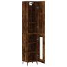 Elegant Highboard in Smoked Oak - Stylish Storage Solution