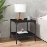 Side Table Black 40x40x40 cm Engineered Wood Colour black Size 40 x 40 x 40 cm Quantity in Package 1 