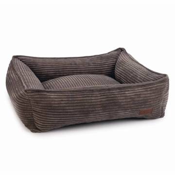 Designed by Lotte Ribbed Dog Basket - 65x60x20 cm Brown