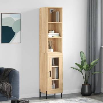 Elegant Highboard Sonoma Oak - Stylish Storage Solution