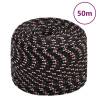 Boat Rope Black 6 mm 50 m Polypropylene Colour black and red Quantity in Package 1 Length 50 m Diameter 6 mm 