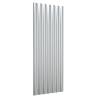 Buy Roof Panels 12 pcs Powder-coated Steel Silver - 100x36 cm