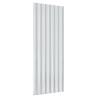 Buy Roof Panels 12 pcs Powder-coated Steel Silver - 100x36 cm