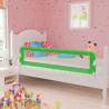 Toddler Safety Bed Rail 2 pcs Green 150x42 cm Colour green Size 150 x 42 cm Quantity in Package 2 