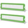 Toddler Safety Bed Rail 2 pcs Green - Keep Little Ones Safe