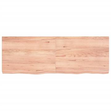 Light Brown Oak Table Top - Versatile Solid Wood Replacement