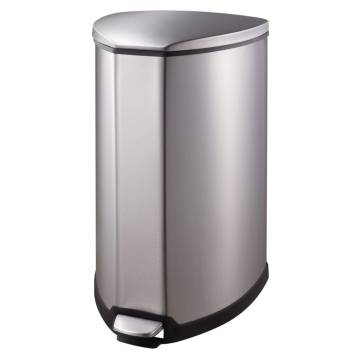 EKO Pedal Bin Grace 35 L Matte Silver | Modern Kitchen Waste Solution