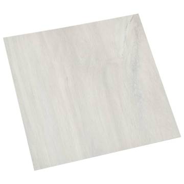 Self-Adhesive PVC Flooring Planks - 20 pcs Cream: 1.86 m²