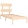 Solid Wood Bed Frame 100x200 cm - Timeless Design