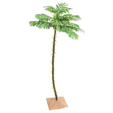 LED Palm Tree Warm White 96 LEDs 180 cm | Hipomarket