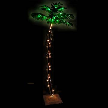 LED Palm Tree Warm White 96 LEDs 180 cm | Hipomarket