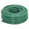 Garden Hose with Fitting Set - 100m PVC Green Hose