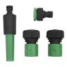 Garden Hose with Fitting Set - 100m PVC Green Hose