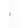 Highboard High Gloss White 34.5x34x180 cm - Stylish Storage