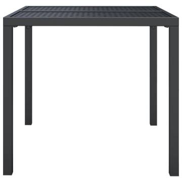 Garden Table Anthracite 80x80x72 cm Steel - Stylish & Durable