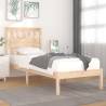 Solid Pine Wood Bed Frame 90x190 cm Single - Comfortable & Sturdy