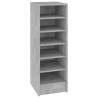 Shoe Cabinet Concrete Grey 31.5x35x90 cm - Hipomarket