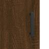 Elegant Wall Mounted Cabinets - 2 pcs Brown Oak | HipoMarket