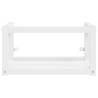 Wall-Mounted Bathroom Washbasin Frame - White 59x38x31 cm