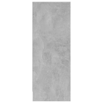 Shoe Cabinet Concrete Grey 31.5x35x90 cm - Hipomarket