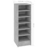 Shoe Cabinet Concrete Grey 31.5x35x90 cm - Hipomarket