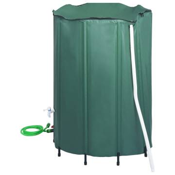 Collapsible Rain Water Tank with Spigot 1350L - Eco-Friendly Storage