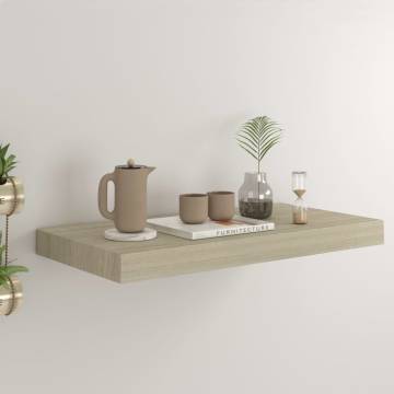 Stylish Oak Floating Wall Shelf - 50x23x3.8 cm | HipoMarket