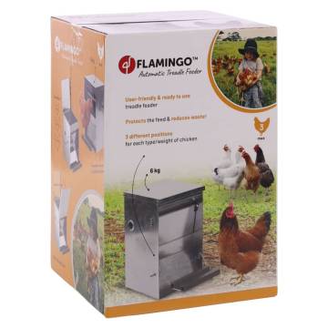 FLAMINGO Automatic Treadle Chicken Feeder Timo 6 kg - Buy Now