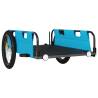 Durable Bike Trailer - Blue Oxford Fabric & Iron Construction