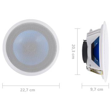 Built-in Wall & Ceiling Speaker with Tweeter 180 W | HipoMarket