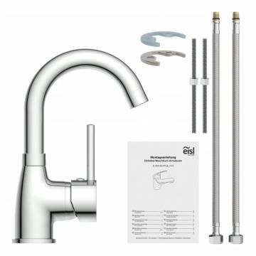 EISL FUTURA Basin Mixer - Stylish Chrome Bathroom Faucet