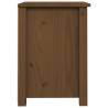 Honey Brown Bedside Cabinets - Solid Pine Wood, 2 pcs