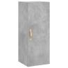 Stylish Highboard in Concrete Grey - Durable Engineered Wood