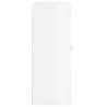 Wall Mounted Cabinets - 2 pcs High Gloss White | HipoMarket