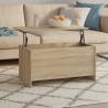 Sonoma Oak Coffee Table - 102x55.5 cm - Versatile Design