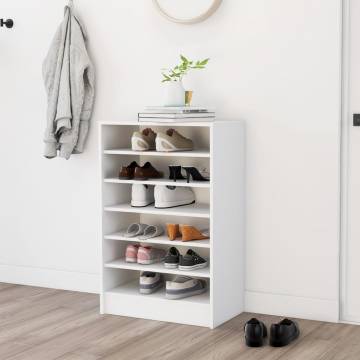 Shoe Cabinet White 60x35x92 cm | Stylish Storage Solution