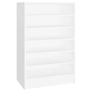 Shoe Cabinet White 60x35x92 cm | Stylish Storage Solution